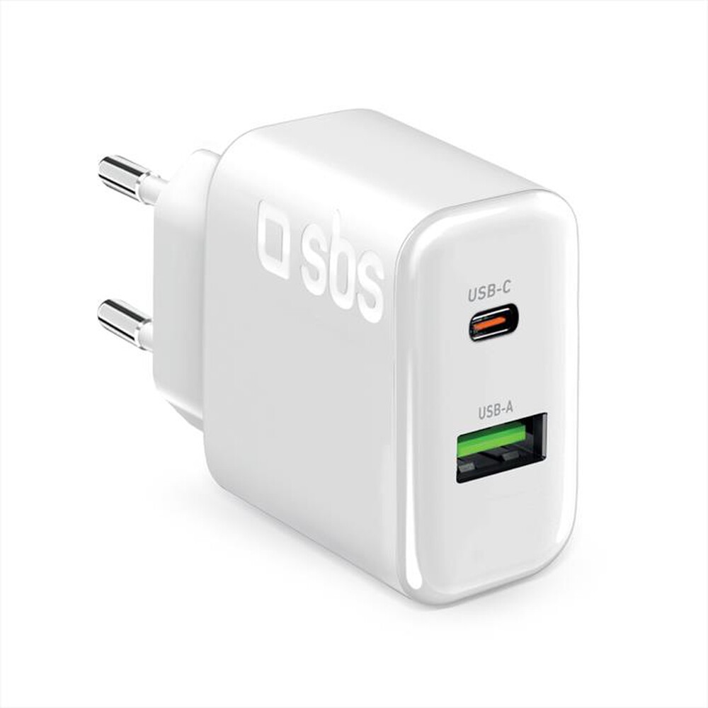 Immagine del prodotto SBS - Caricatore Standard 70W 1c + 1A LATR1A1CPD70WW-bianco