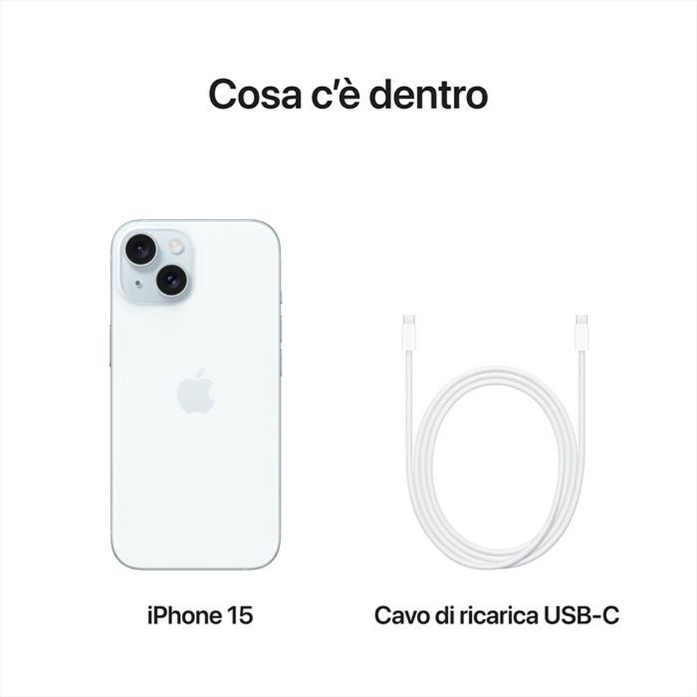 Immagine del prodotto APPLE - iPhone 15 256GB-Blu