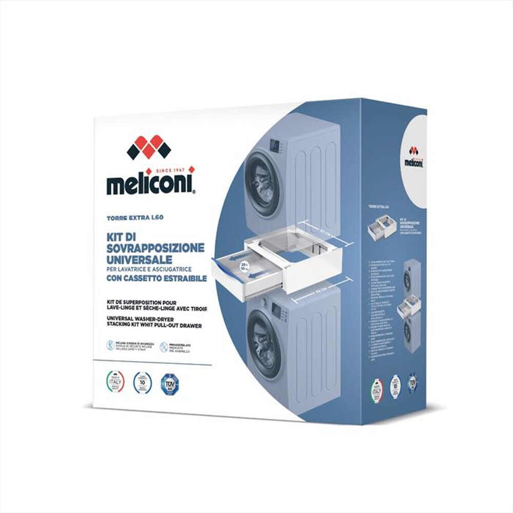 "MELICONI - TORRE EXTRA L60 Kit di sovrapposizione-Tecnopolimero"