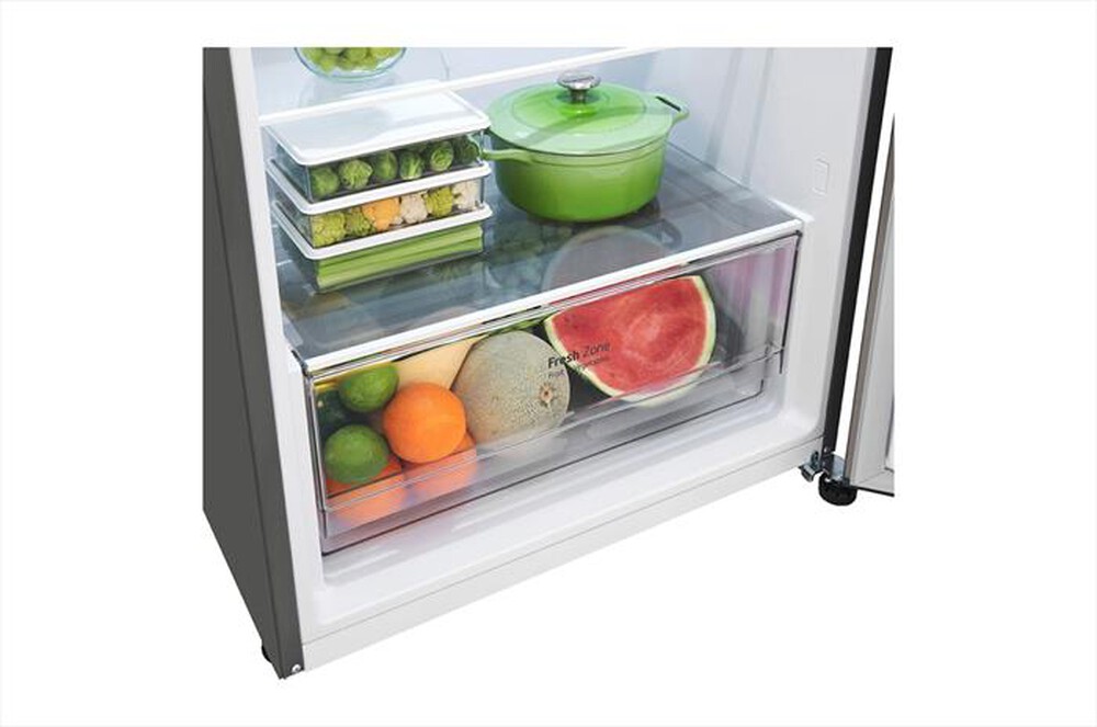 "LG - Frigorifero 2 porte GTBV36PZGKD Classe E 395L-Stainless steel"