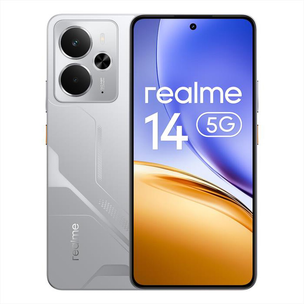 REALME - Smartphone REALME 14 5G (256GB 12GB)-Mecha Silver