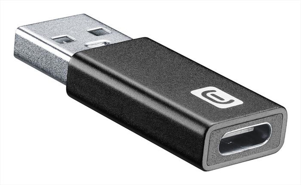 Immagine del prodotto CELLULARLINE - USBCADAPTERTOUSBK Adattatore da USB-C a USB-Nero
