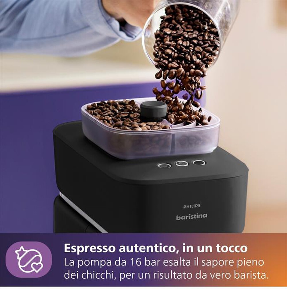 Immagine del prodotto PHILIPS - Macchina da caff&egrave; Baristina BAR320/60-Nero