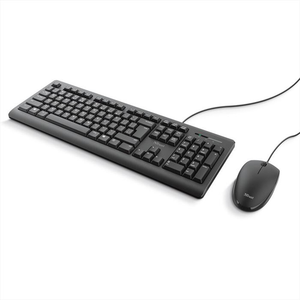 "TRUST - PRIMO KEYBOARD AND MOUSE SET IT-Black"