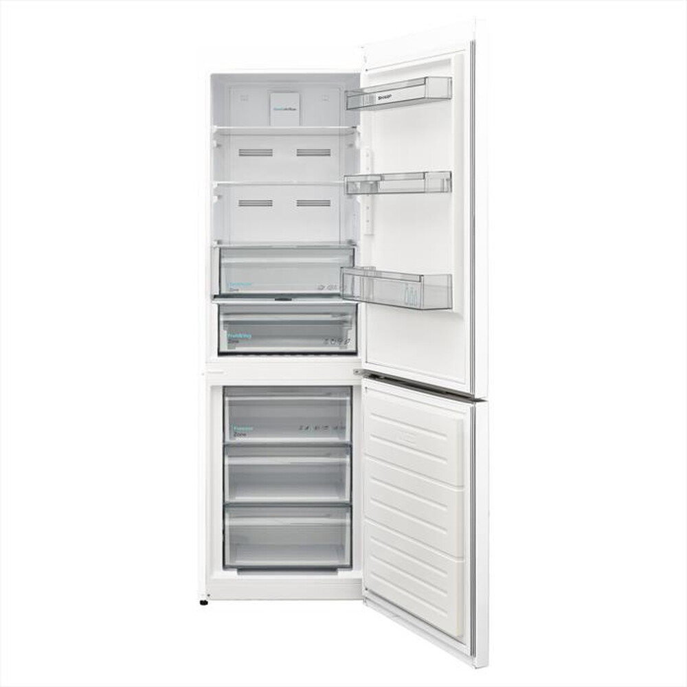 "SHARP - Frigorifero combinato SJ-NBA21DMXWE Classe E 331lt-Bianco"