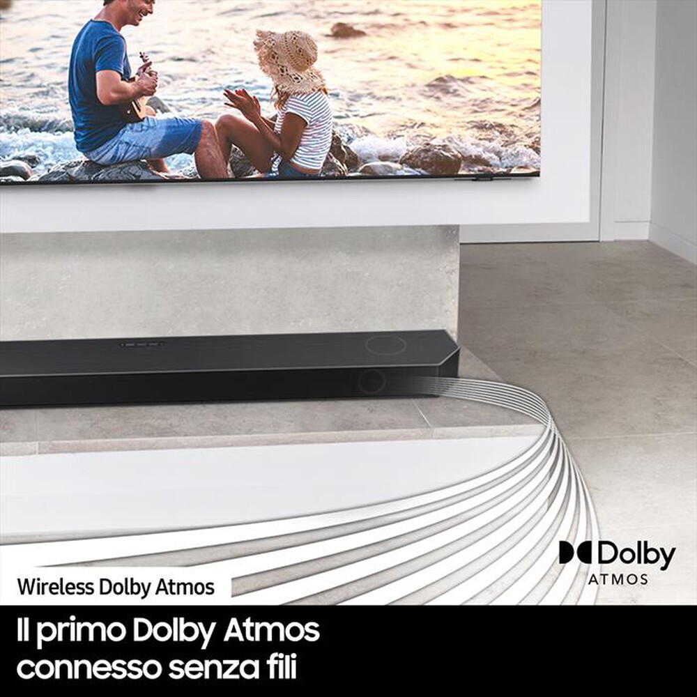 "SAMSUNG - Soundbar HW-Q990B/ZF 11.1.4 CANALI 656W 2022-Black"