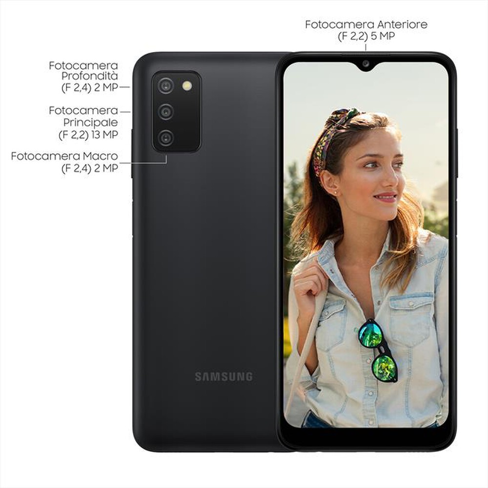 "SAMSUNG - GALAXY A03S-Black"