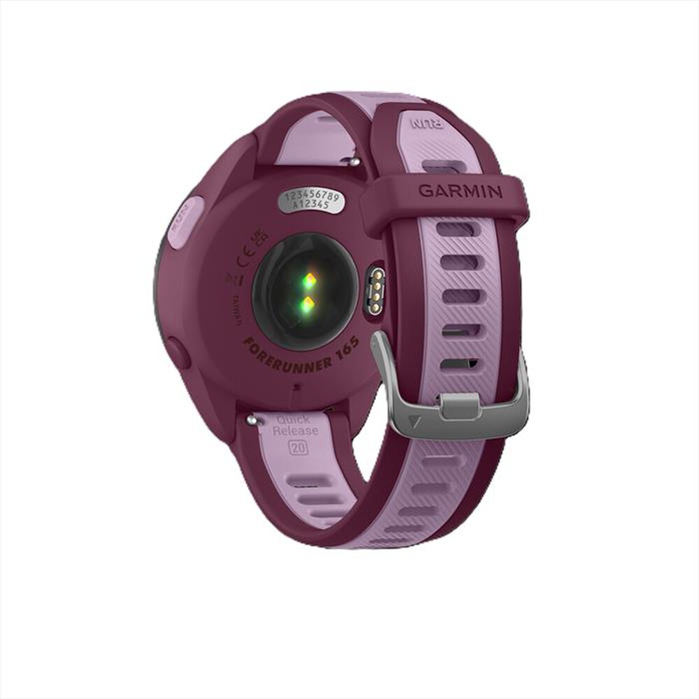 Immagine del prodotto GARMIN - Smartwatch FORERUNNER 165 MUSIC-Rosa scuro/ Lilla