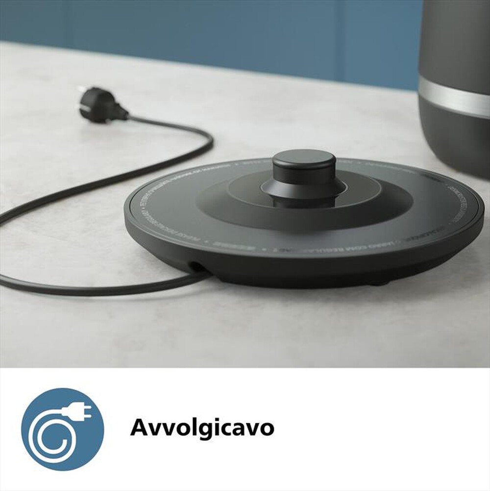 "PHILIPS - Bollitore SERIES 7000 HD9396/90-Nero"