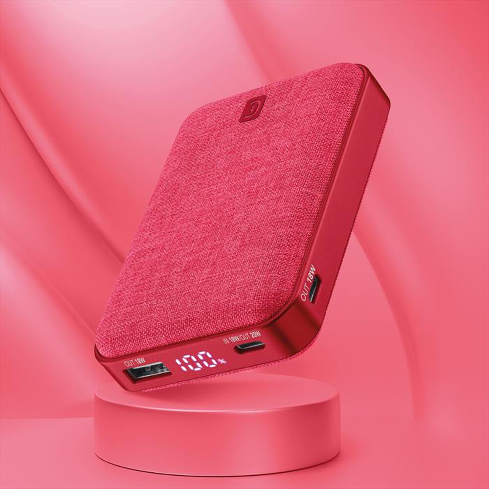 Immagine del prodotto CELLULARLINE - POWER BANK GLAM ROSSO-Rosso