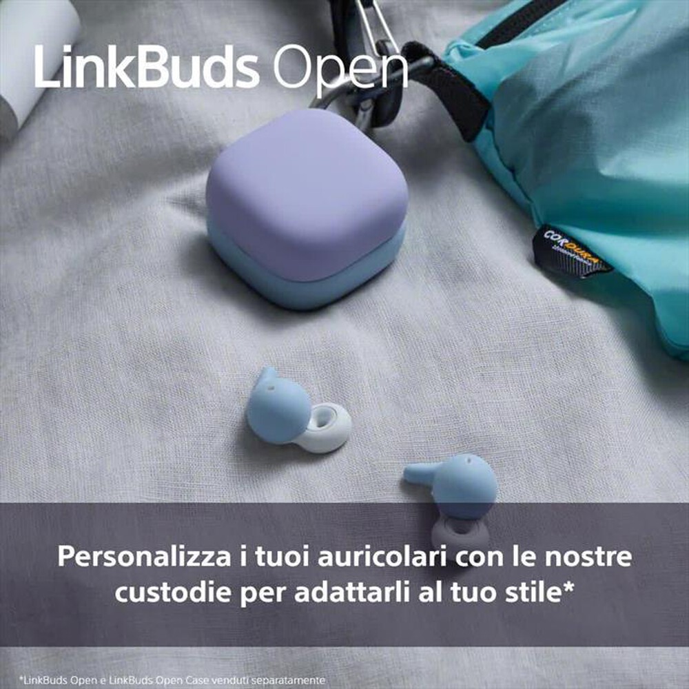 "SONY - Cover per custodia di ricarica Sony LinkBuds Open-Verde"