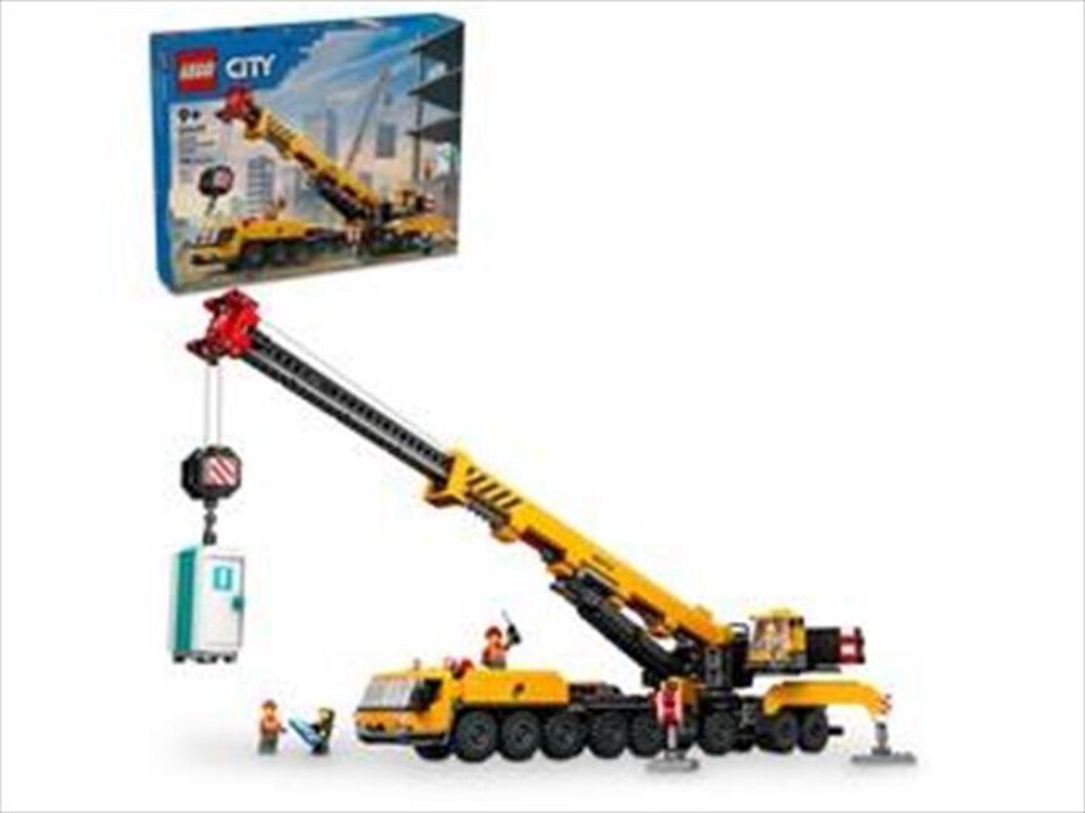 "LEGO - GRU DA CANTIERE MOBILE GIALLA - 60409-Multicolore"