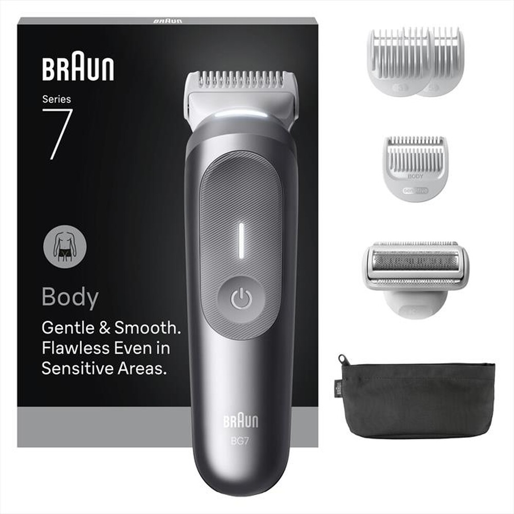"BRAUN - Rasoio BG 7550-GRIGIO"