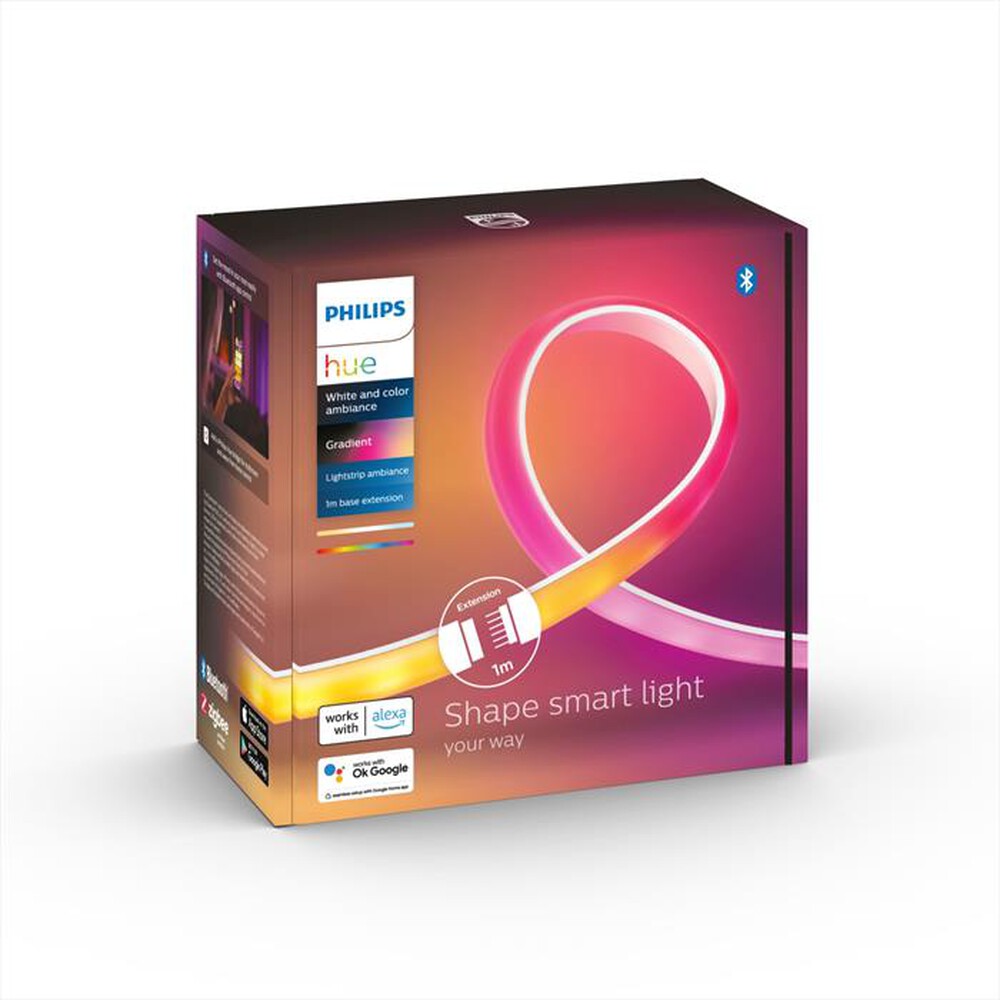 "PHILIPS - HUE LIGHTSTRIP GRADIENT ESTENSIONE STRISCIA 1 M-Bianco"