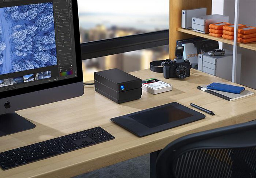 "LACIE - Hard disk esterno 36TB 2BIG RAID USB 3.1 TYPE-C-Nero"