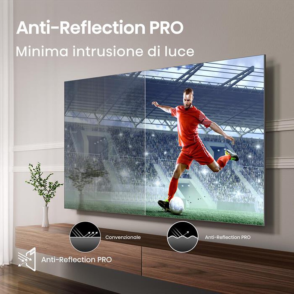 Immagine del prodotto HISENSE - Smart Tv Mini LED PRO 65" 4K Ultra HD 65U8Q 165Hz-Metallo - Grigio Carbone