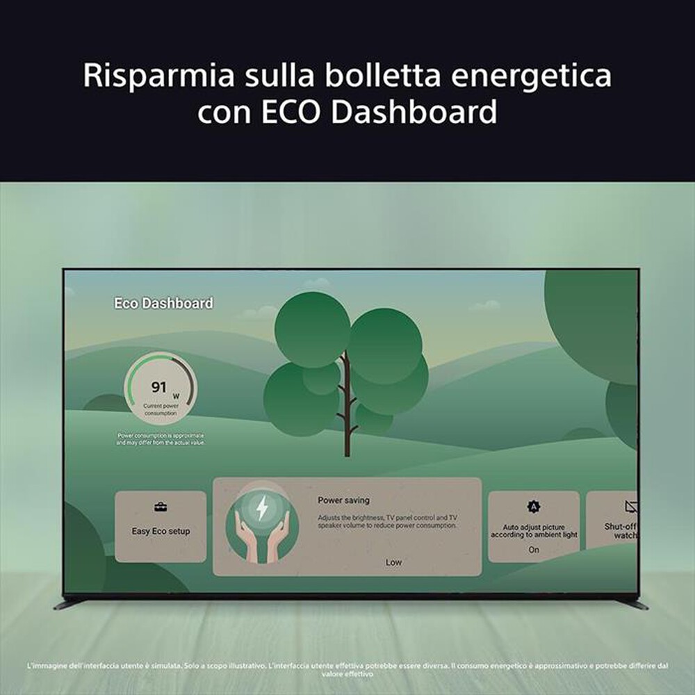 Immagine del prodotto SONY - Smart TV MINI LED FHD 85" K85XR55BP.CEI-Nero