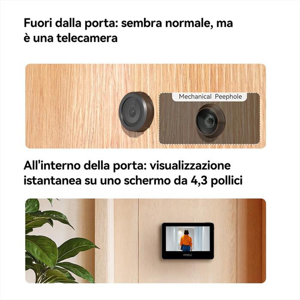 Immagine del prodotto IMOU - VIDEO SPIONCINO VD1-NERO