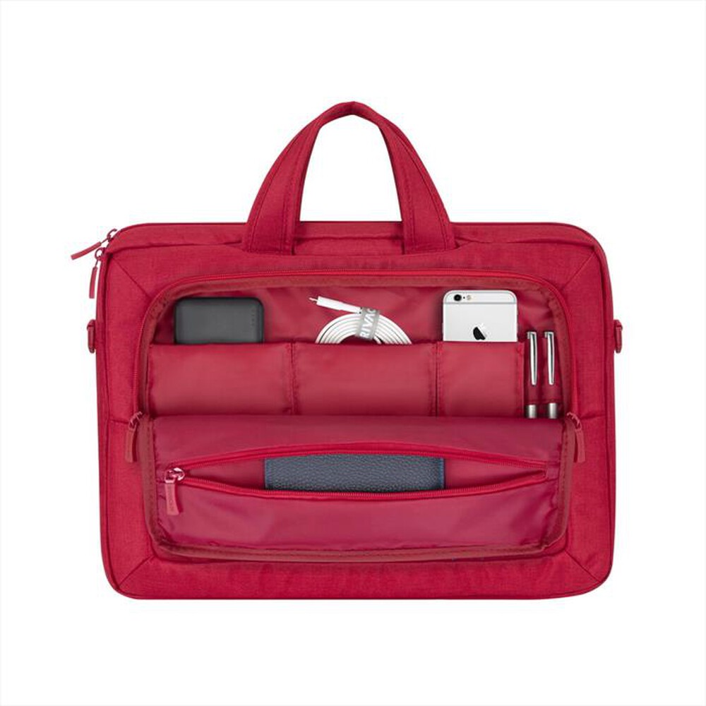 "RIVACASE - 7530 BORSA CON TRACOLLA PER NOTEBOOK DA 15,6\"-Rosso"