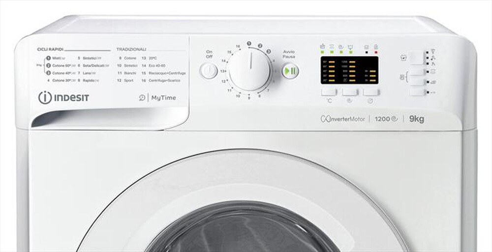 "INDESIT - Lavatrice MTWA 91283 W IT 9 Kg Classe D"