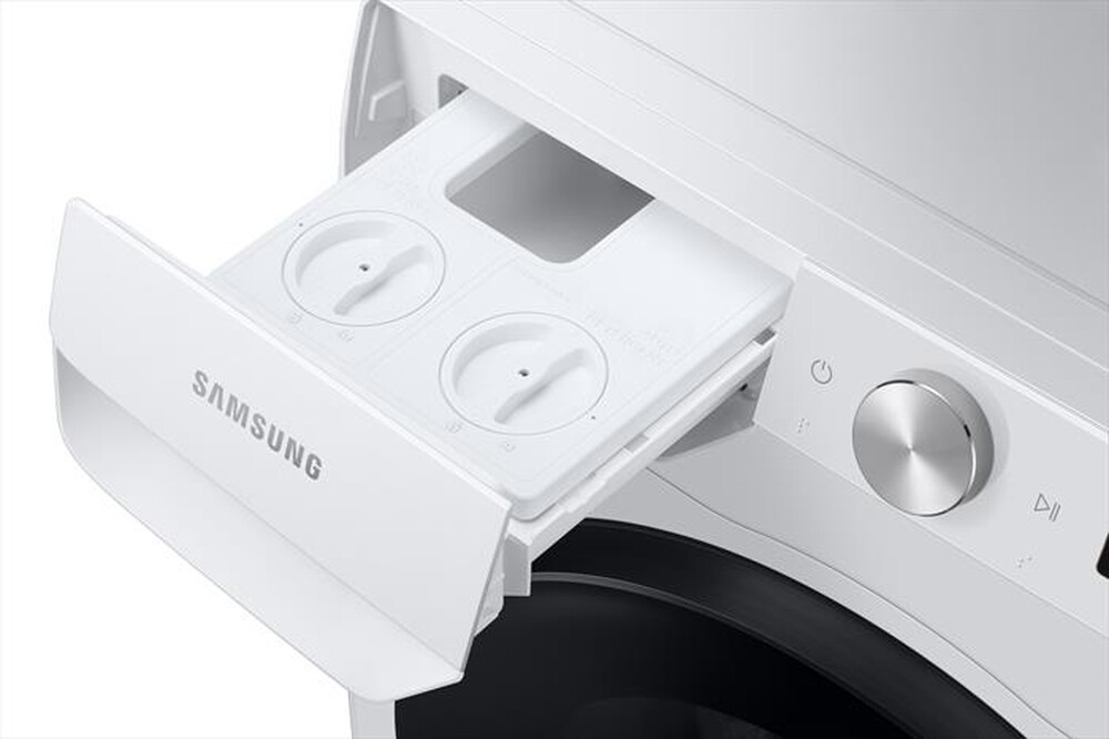 "SAMSUNG - Lavasciuga WD10T534DBW/S3 10,5/6 Kg Classe E-BIANCO CON OBLO' Shiny Black"