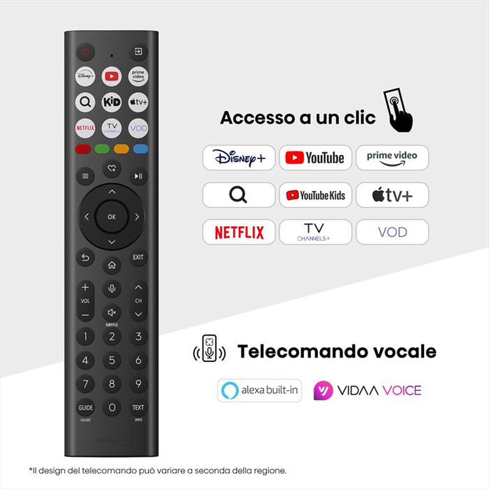 Immagine del prodotto HISENSE - Smart TV OLED 4K 65" 65A85Q-NERO