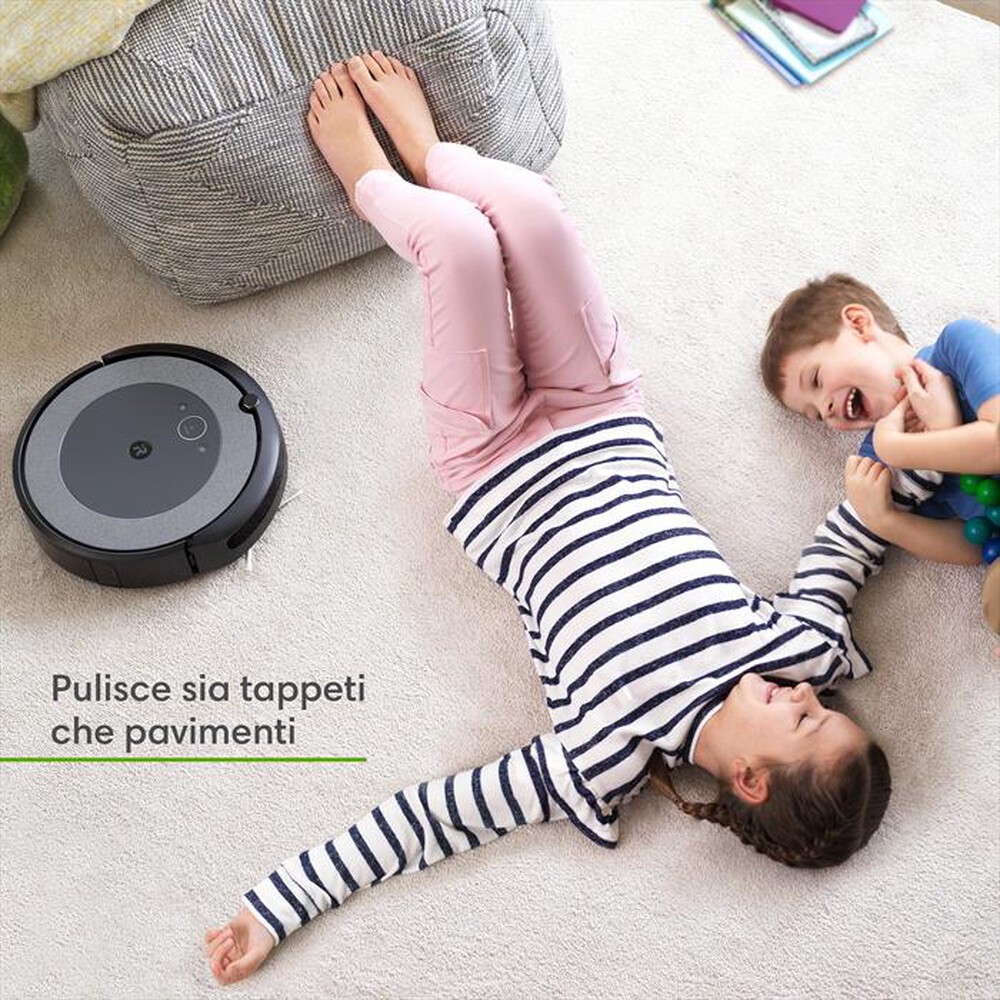 "iROBOT - Aspirapolvere robot ROOMBA I5156-Grigio chiaro"