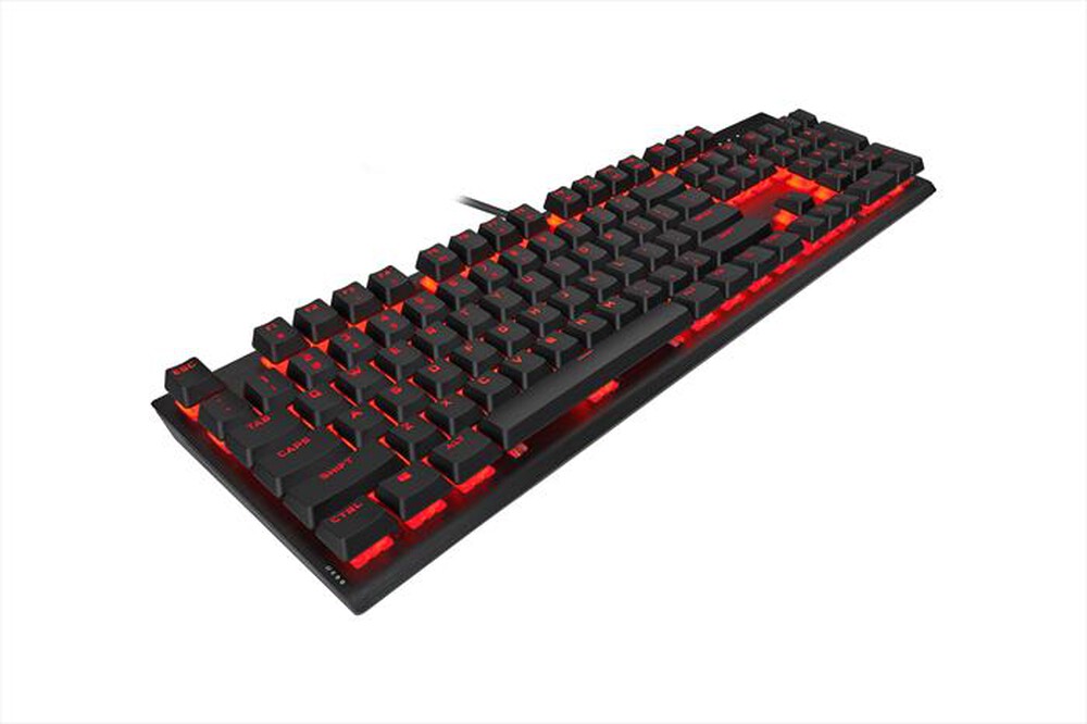"CORSAIR - Tastiera gaming CORSAIR K60 PRO-Nero/Rosso"