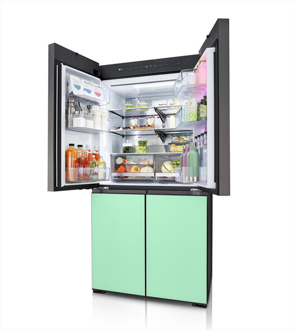 "LG - Frigorifero 4 porte GMV960NNME Classe E 617L-Multicolour"