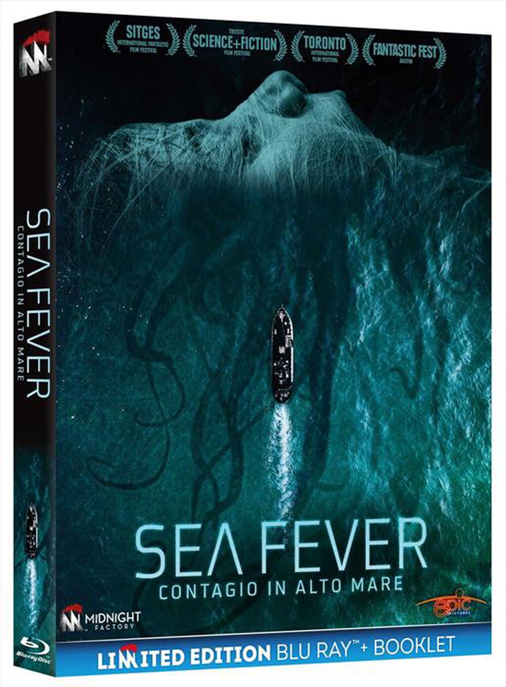 "Midnight Factory - Sea Fever - Contagio In Alto Mare (Blu-Ray+Bookl"