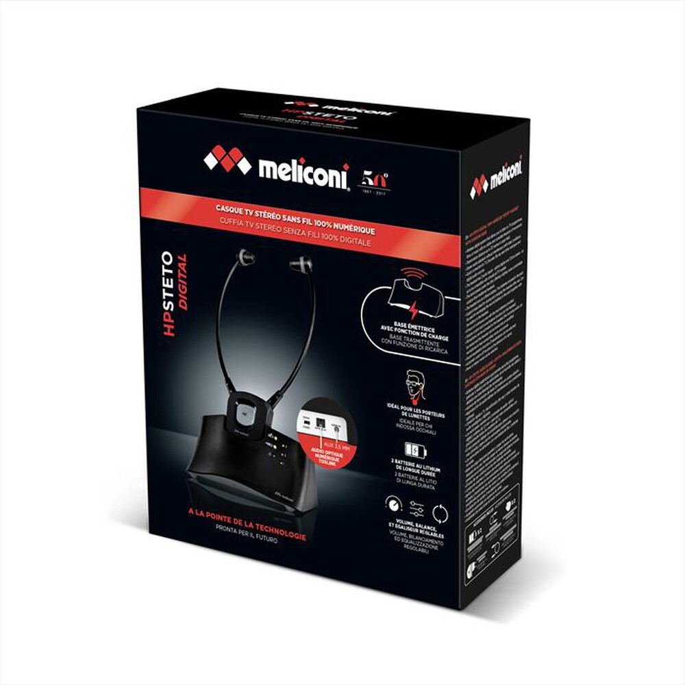 "MELICONI - HP STETO DIGITAL-plastica / colore nero"