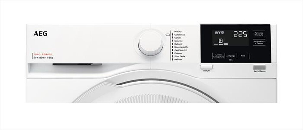 "AEG - Asciugatrice TR7G81OW 8 Kg Classe A++-Bianco"