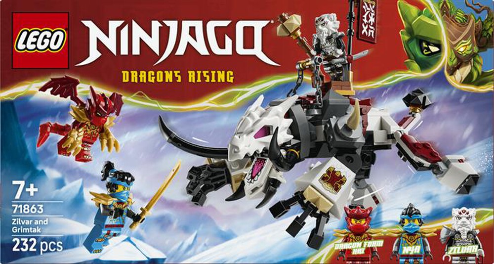 Immagine del prodotto LEGO - NINJAGO Zilvar e Grimtak la Bestia Drago - 71863