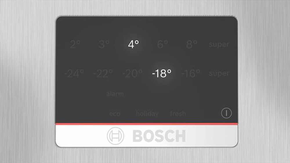 "BOSCH - Frigorifero combinato KGN367LDF Classe D-Metal look"