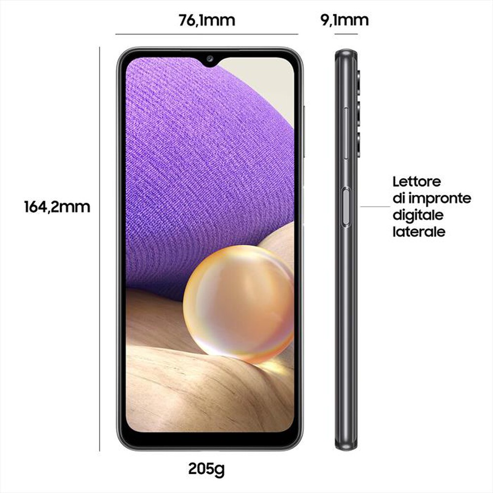 "SAMSUNG - GALAXY A32 5G-Awesome Black"