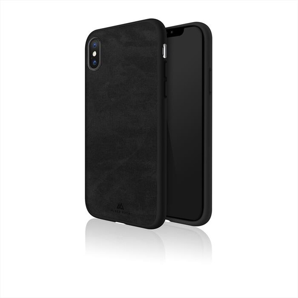 "BLACK ROCK - 1060STM02 COVER IPHONE X/XS-NERO/ALCANTARA"