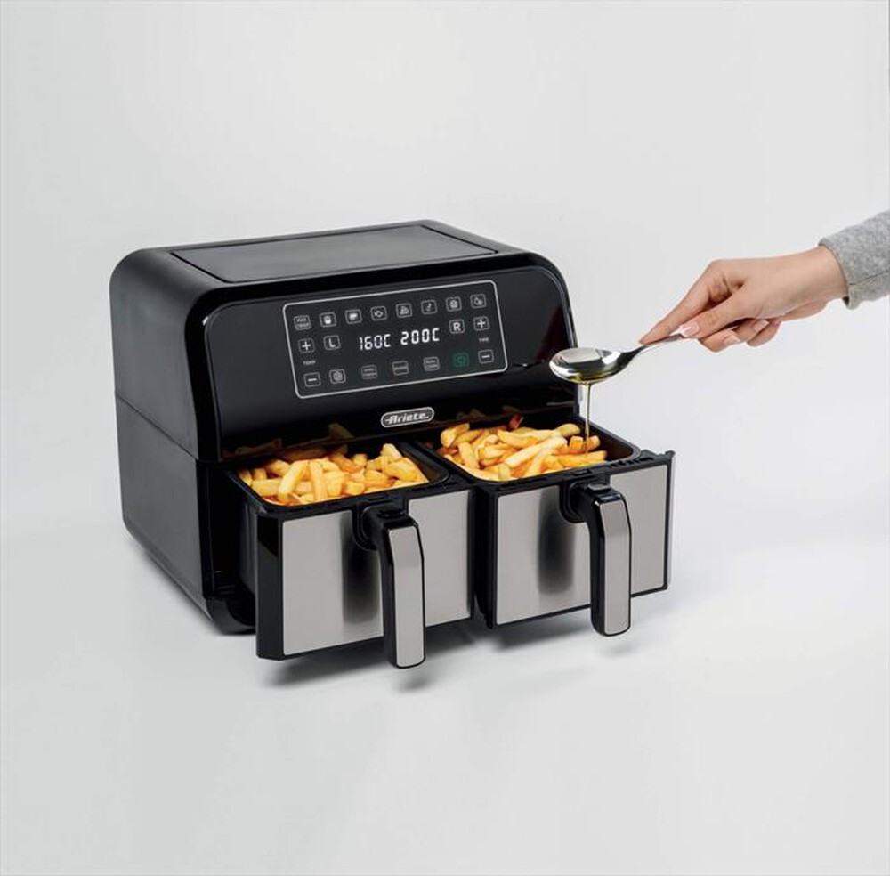 "ARIETE - Friggitrice ad aria Airy Fryer Dual-metal"