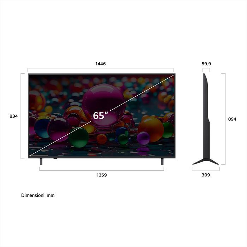 Immagine del prodotto LG - Smart TV LED UHD 4K  65" 65UA75006LA-Nero