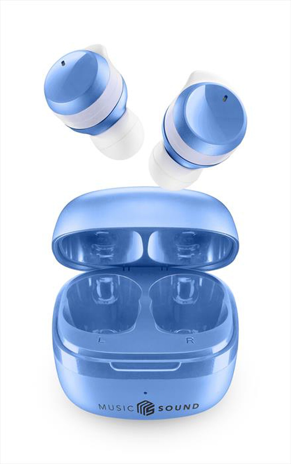 Immagine del prodotto CELLULARLINE - Auricolare bluetooth BTMSTWSFLOWU-Azzurro