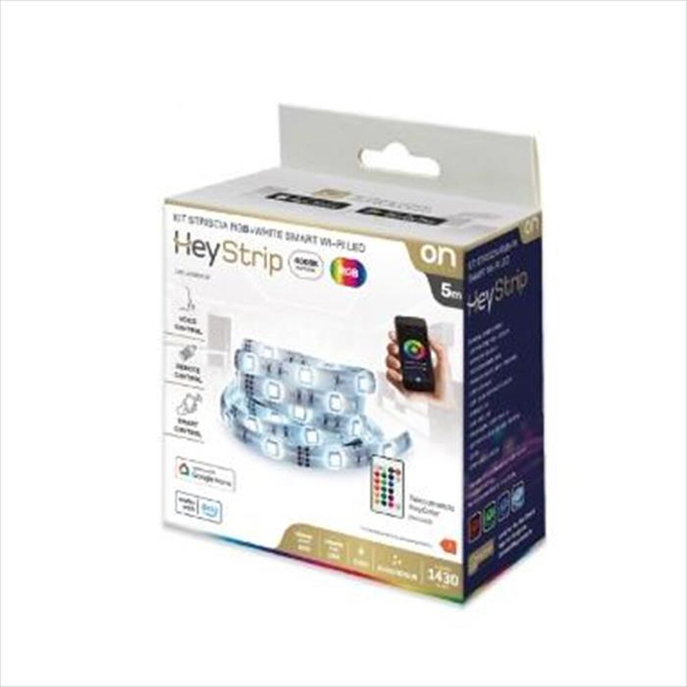 "ONLIGHT - HEYSTRIP KIT STRISCIA LED 5M RGB+BIANCO SMART WIFI-Bianca"