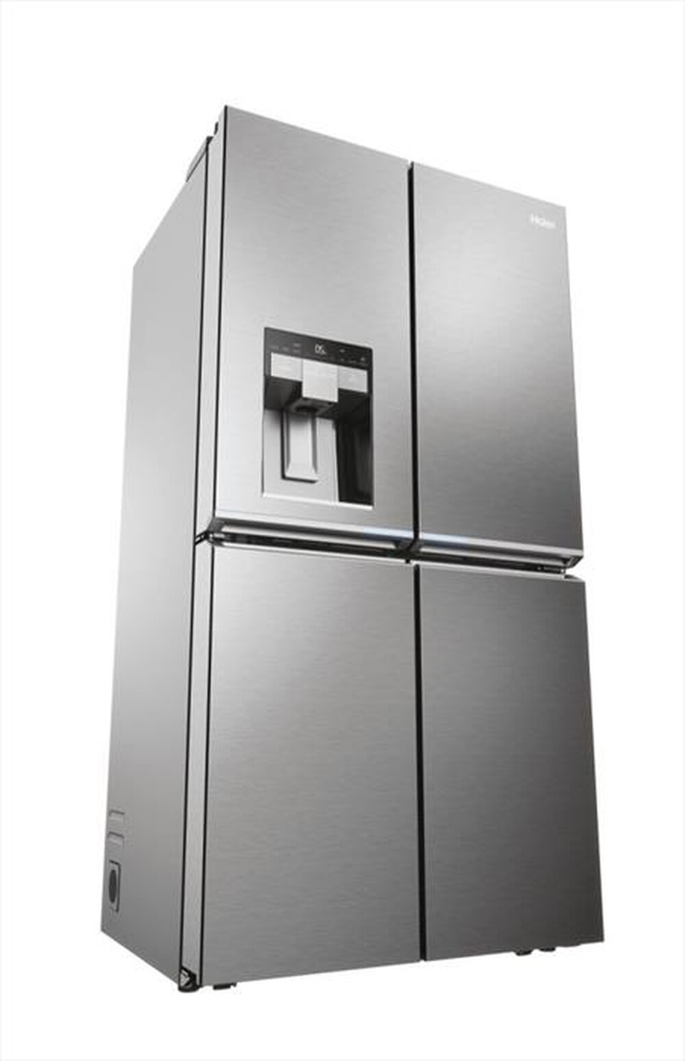 "HAIER - Frigorifero side by side HCR7918EIMP ClasseE 601lt-Platino, Acciaio inossidabile"