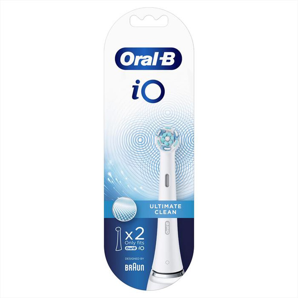 "ORAL-B - Testine IO Ultimate Clean, 2 pezzi-Bianco"