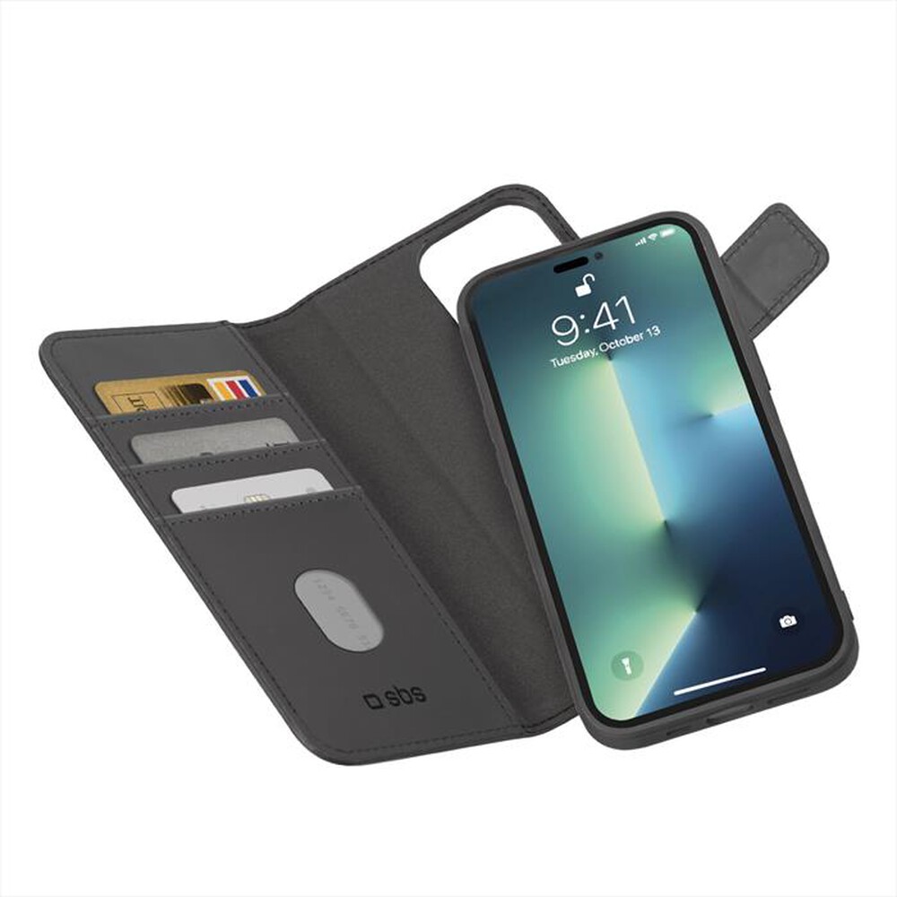 "SBS - Cover Duo Mag TEBKDETIP1461PK per iPhone 14 Pro-Nero"