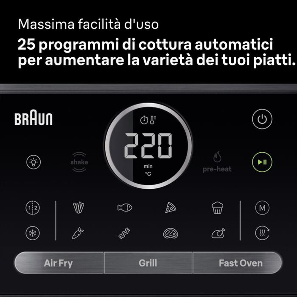 Immagine del prodotto BRAUN - Friggitrice ad aria HF7076BK-BLACK