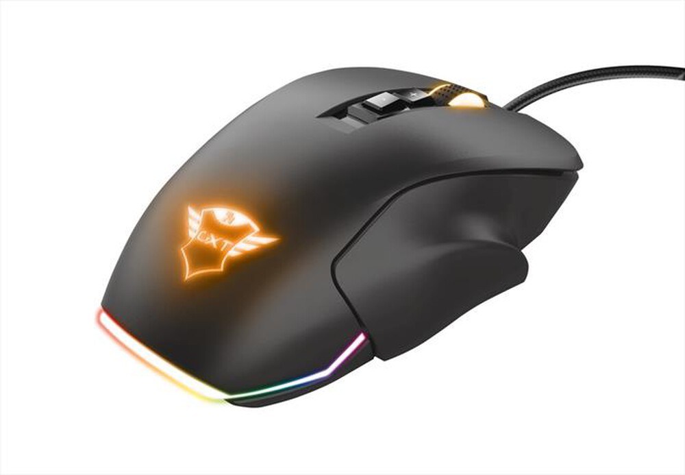 "TRUST - GXT970 MORFIX CUSTOMISABLE MOUSE-Black"