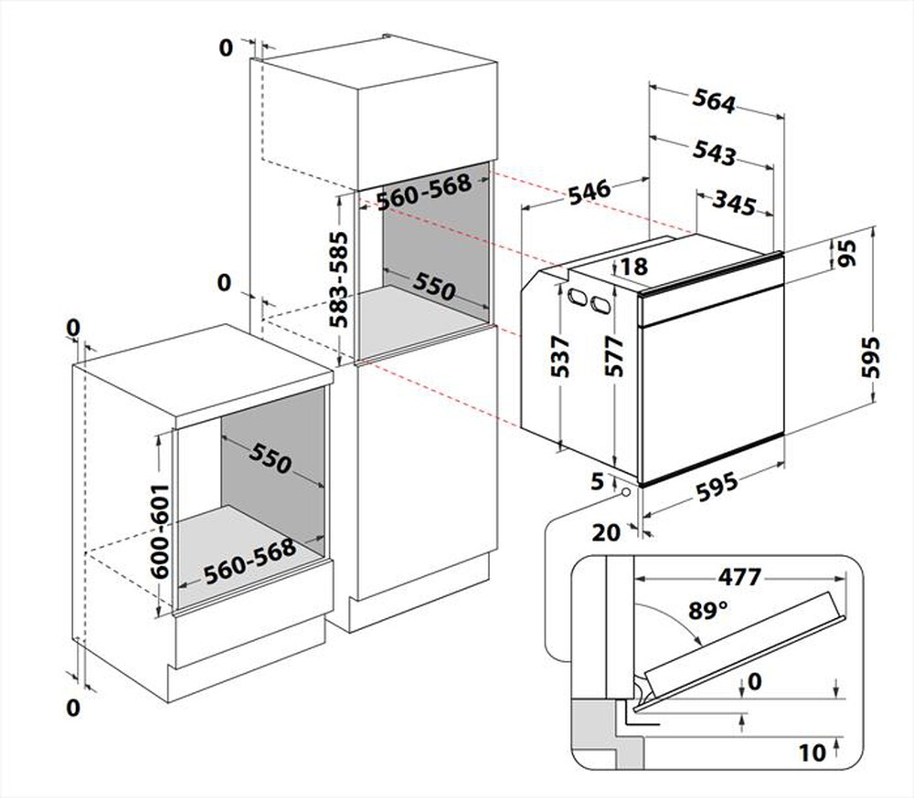 Immagine del prodotto WHIRLPOOL - Forno incasso elettrico ABSOLUTE STEAM AKZMS 8680