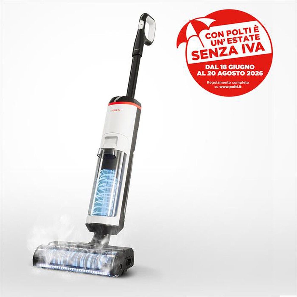 Immagine del prodotto POLTI - Lavapavimenti ROLLYSTEAM WD30C-bianco/nero