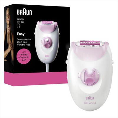 BRAUN - Epilatore LEGEPIL SE3-000 BOX MN-ROSA