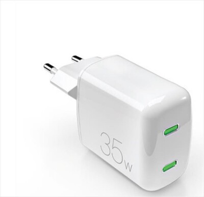 PURO - Caricatore da rete PUFCMTCUSBCC35WGWHI-Bianco,  PURO - Caricatore da rete PUFCMTCUSBCC35WGWHI-Bianco