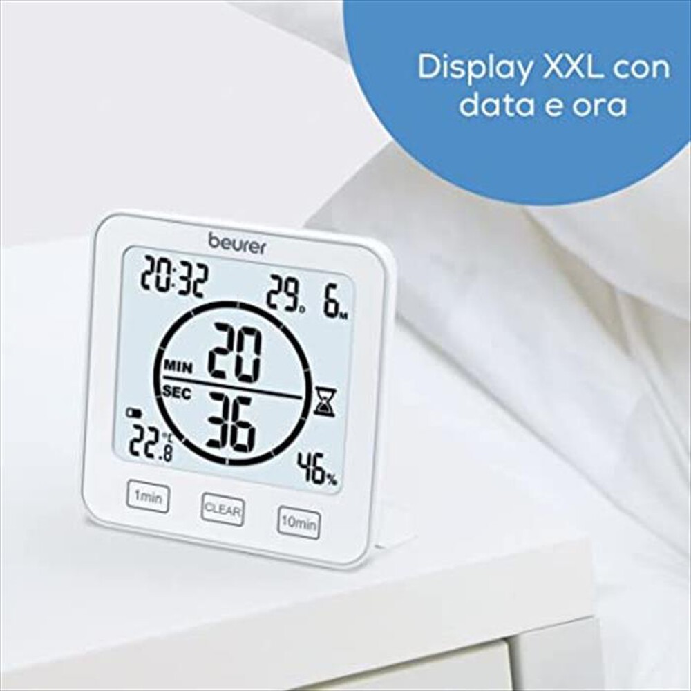 "BEURER - Termoigrometro HM 22-Bianco"